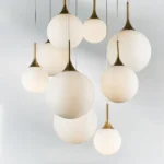 813092 Люстра GLOBO 9х40W E14 gold/white — изображение 4