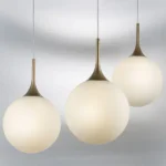 813032 Подвес GLOBO 1х40W E14 золото/белый — изображение 2