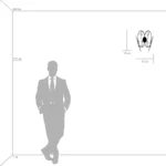 755624 Бра SCARABEO 2х35W G4 12V ХРОМ хрусталь+стекло — изображение 2