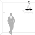 801124 Люстра SFERETTA 12х40W G9 ХРОМ/БЕЛЫЙ — изображение 6