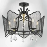 744057 Люстра CASTELLO 5х40W E14 ЧЕРНЫЙ/ЗОЛОТО — изображение 7