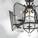 744057 Люстра CASTELLO 5х40W E14 ЧЕРНЫЙ/ЗОЛОТО — изображение 9