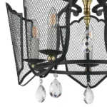 744057 Люстра CASTELLO 5х40W E14 ЧЕРНЫЙ/ЗОЛОТО — изображение 4