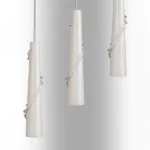 804310 Подвес PETALO 1х40W E14 ХРОМ/БЕЛЫЙ — изображение 3