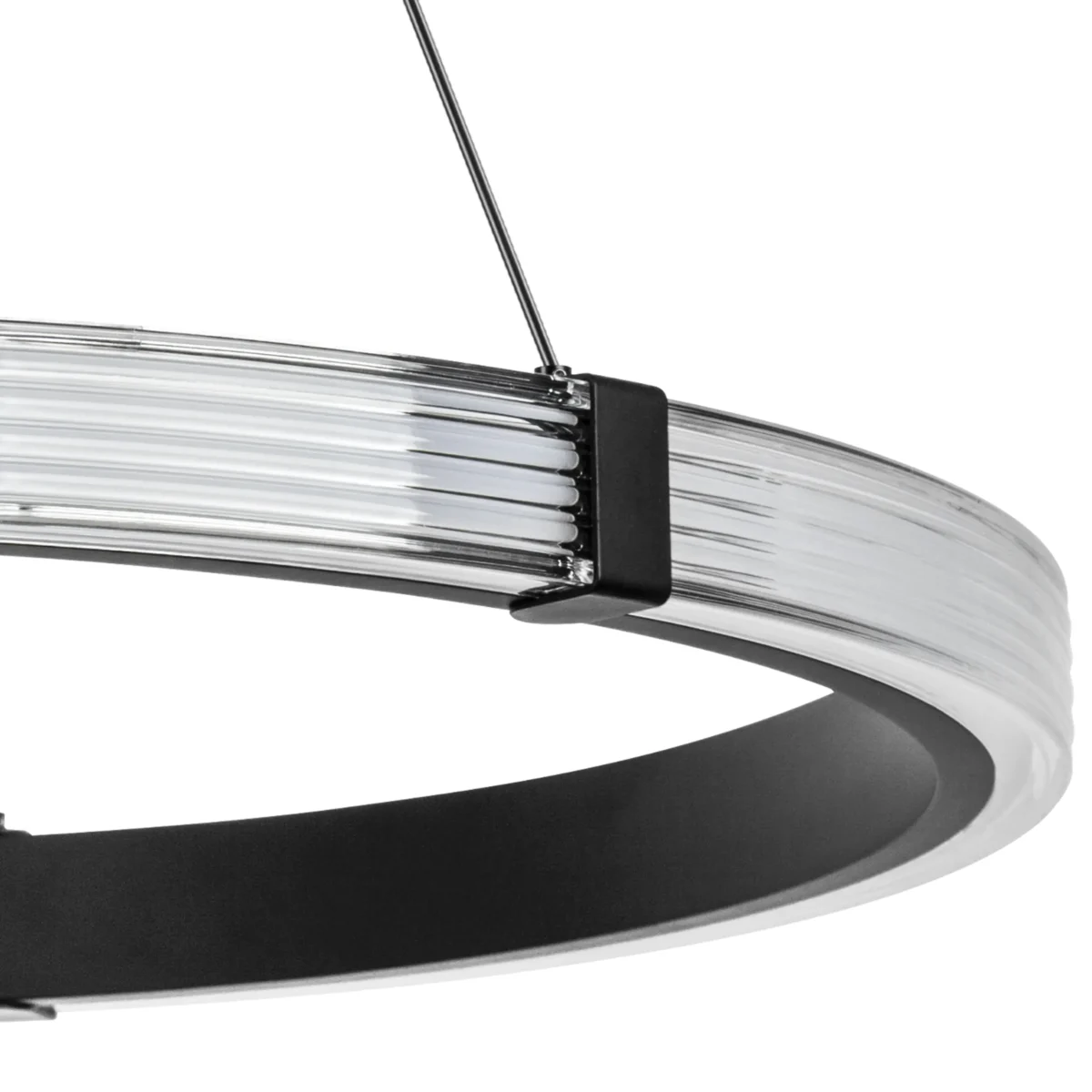 736287 Люстра ROTONDA 42W LED 2106LM 360G ЧЕРНЫЙ 3000K — изображение 4