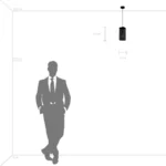 795422 Подвес CRISTALLO 1х40W G9 ЗОЛОТО — изображение 2