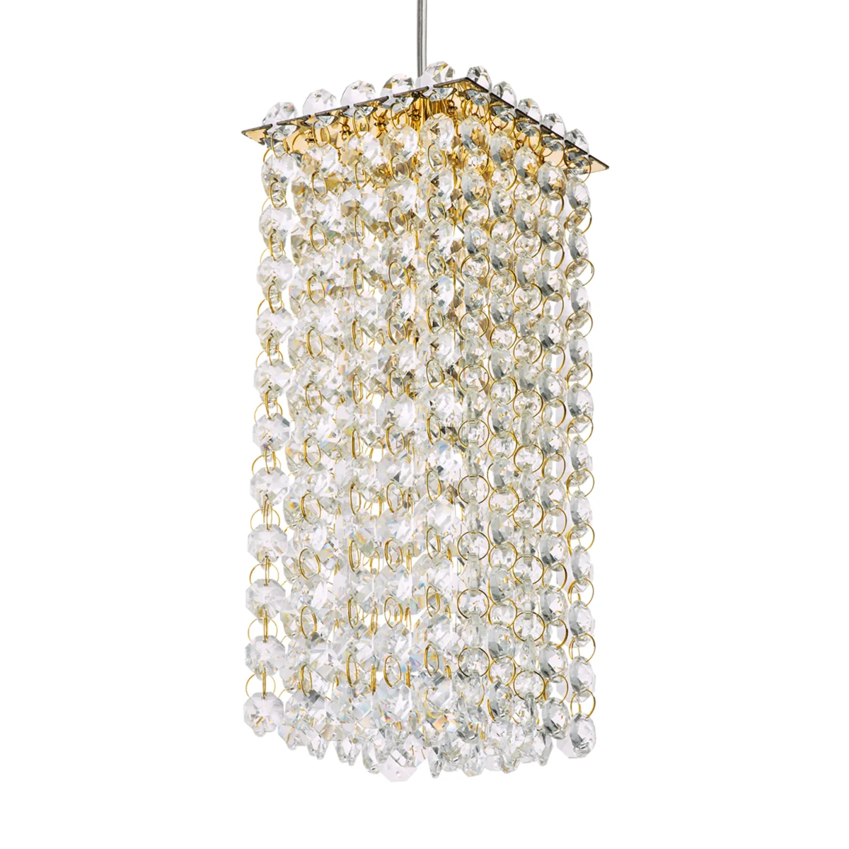 795422 Подвес CRISTALLO 1х40W G9 ЗОЛОТО — изображение 8