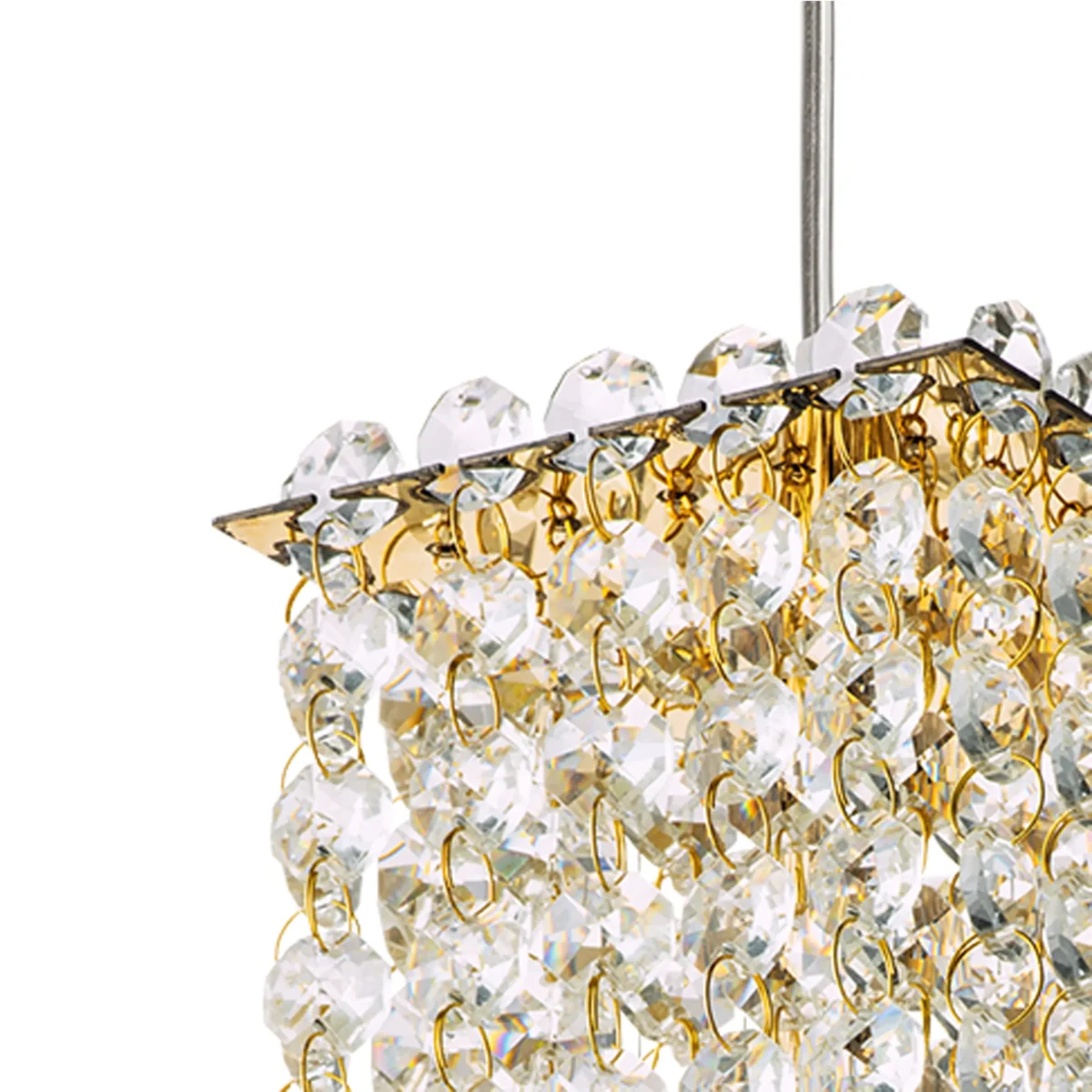 795422 Подвес CRISTALLO 1х40W G9 ЗОЛОТО — изображение 9