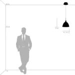 810023 Подвес AGOLA 1х40W E14 ХРОМ/ЯНТАРЬ — изображение 4