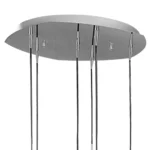 810160 Подвес AGOLA 6х40W E14 ХРОМ/БЕЛЫЙ — изображение 3