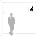 750644 Бра FAVO LED-20W 960LM Silver 4000K — изображение 5