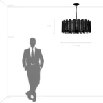 712062 Люстра AGAVE 6х40W E27 ШАМПАНЬ/ПРОЗРАЧНЫЙ — изображение 10