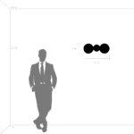 785623 Бра BETA 2x40W E27 ЗОЛОТО/ЧЕРНЫЙ — изображение 8