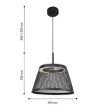 4739-3P, потолочная люстра, D300xH300/1500, LEDx7W, 560LM, 3000K, included — изображение 3