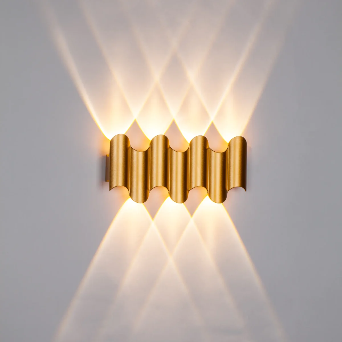 341733 Светильник BOSSO 7x1W LED 770LM G ЗОЛОТО 3000K IP65 — изображение 3