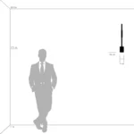 808616 Светильник настенный MURO LED 3W 190LM БЕЛЫЙ 3000K — изображение 2