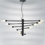 733127 Люстра RAGNO 12х40W G9 ЧЕРНЫЙ МАТОВЫЙ — изображение 7