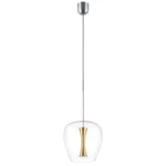 804203 Люстра CUPOLA LED 10W 500LM АЛЮМИНИЙ/ЗОЛОТО 3000K