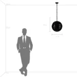 727061 Люстра VERONA 6х40W E14 ЗОЛОТО/ПРОЗРАЧНЫЙ — изображение 6