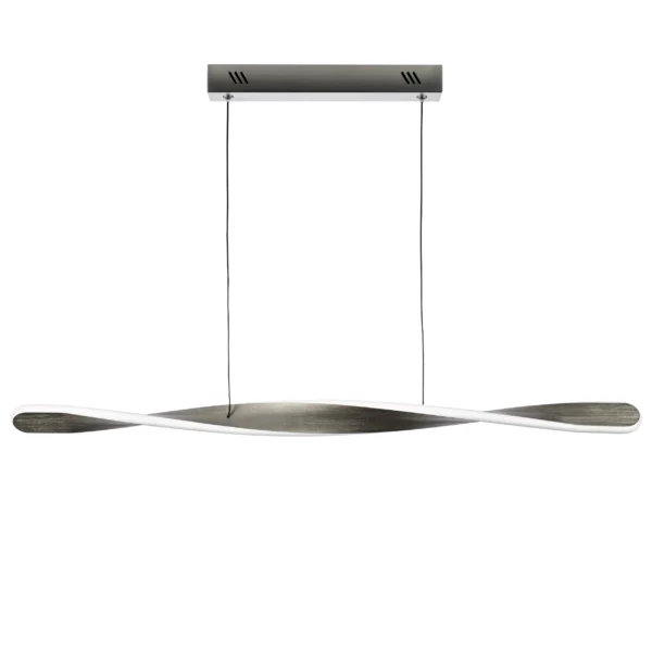 615089 Люстра TORINO 28W LED 1260LM ВОРОНЁНАЯ СТАЛЬ 3000K