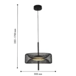 4733-3P, подвес, D300xH400/1780, LEDx12W, 960LM, 3000K, included — изображение 2