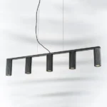 718057 Люстра ROMA 5х28W GU10 (led) MATT BLACK — изображение 3