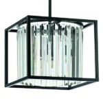 713037 Люстра REGOLO 3х40W G9 ЧЕРНЫЙ МАТОВЫЙ/ПРОЗРАЧНЫЙ — изображение 2