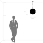 720447 Люстра SIENA 44х40W G9 ЧЕРНЫЙ/ЗОЛОТО — изображение 2