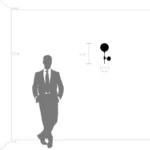 813611 Бра GLOBO 1х40W E14 бронза/белый — изображение 4