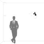 816616 Бра DUMO 1х40W E14 БЕЛЫЙ МАТОВЫЙ/ЗОЛОТО — изображение 5