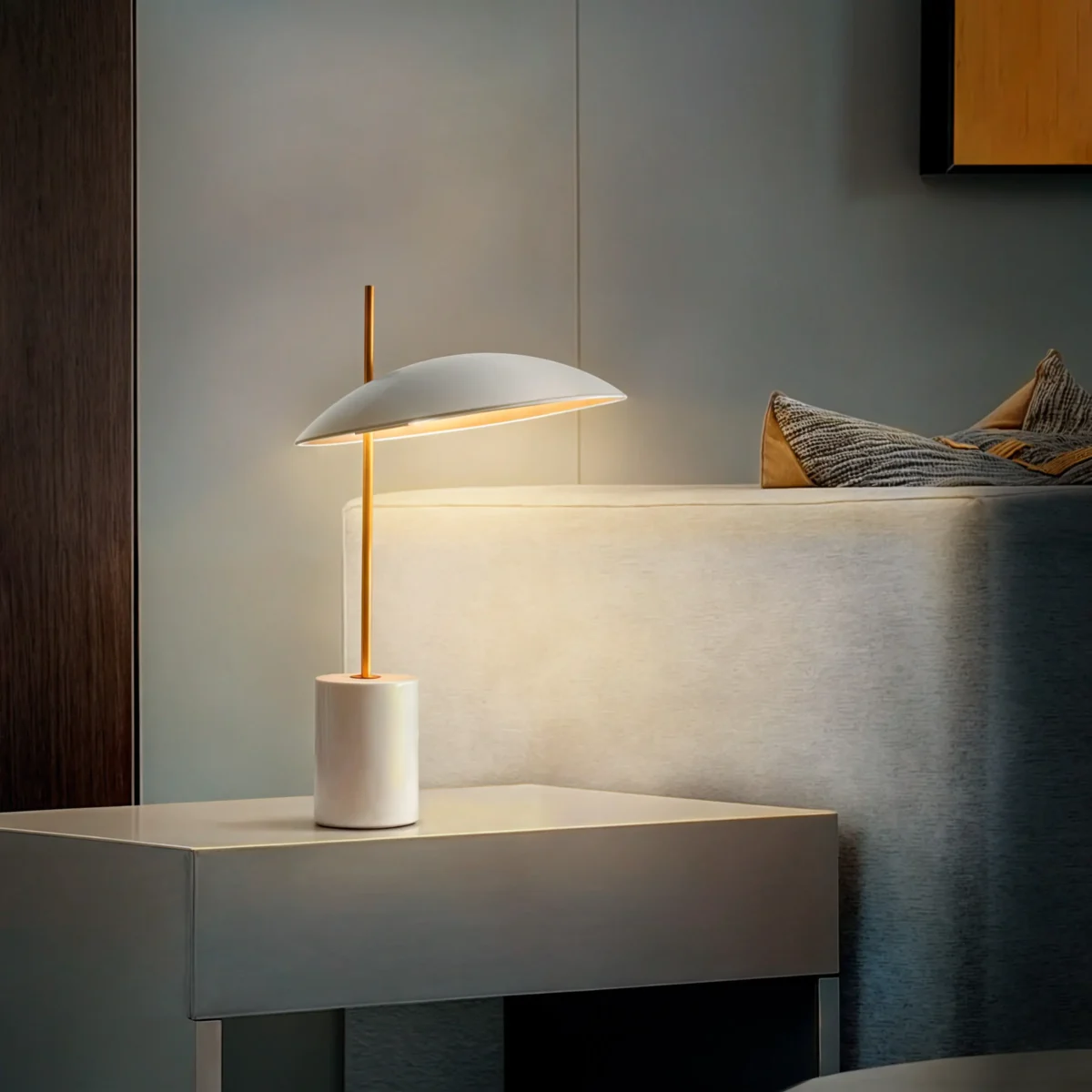 801916 Настольная лампа MARMARA LED 4W 400LM ЗОЛОТО/БЕЛЫЙ/МРАМОР 3000K — изображение 7