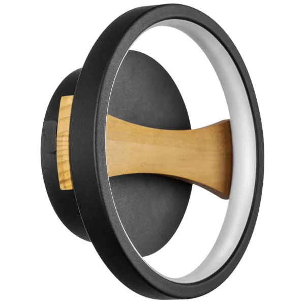 723627 Бра LODI LED 9W 720LM ЧЕРНЫЙ/ДЕРЕВО 3000K