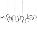 637117 Люстра CORINTO 60W LED 2380LM ЧЕРНЫЙ 3000K — изображение 3