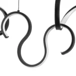 637117 Люстра CORINTO 60W LED 2380LM ЧЕРНЫЙ 3000K — изображение 4