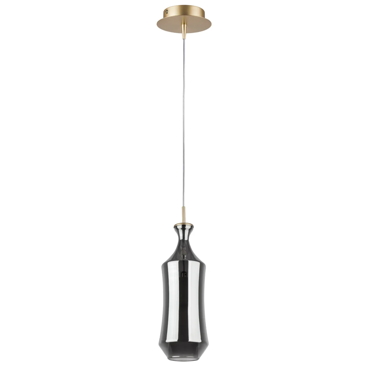 808038 Подвес FORMA 1х10W (led) E14 ШАМПАНЬ/ДЫМЧАТЫЙ — изображение 1