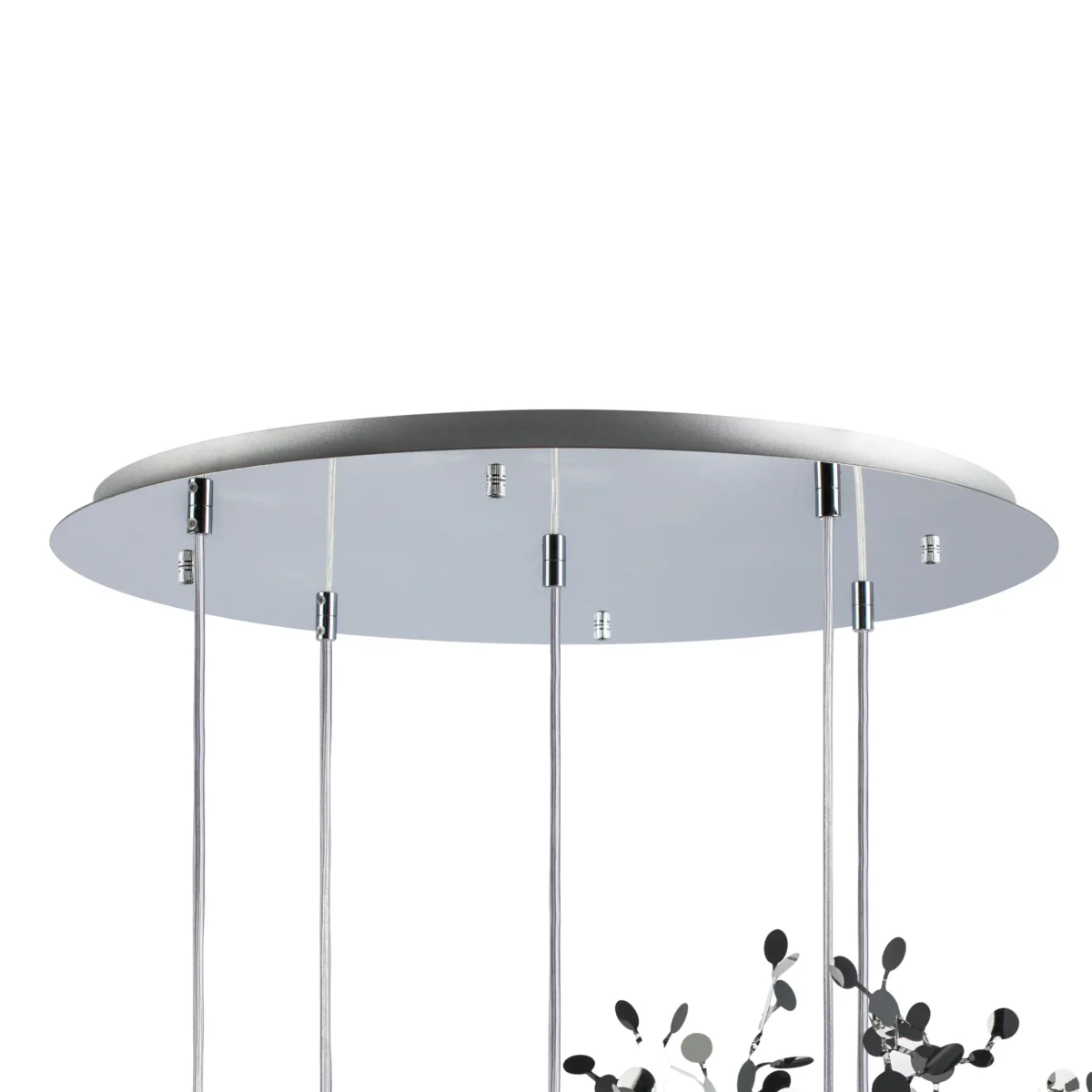 L5PR721134 Подвес пятерной круглый EXTRA 5x3x5W(led) G9  (721134 - 5 + 572154 -1) ХРОМ — изображение 3