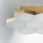 750071 Люстра потол FAVO LED-35W 1680LM Satin Gold 3000K — изображение 5