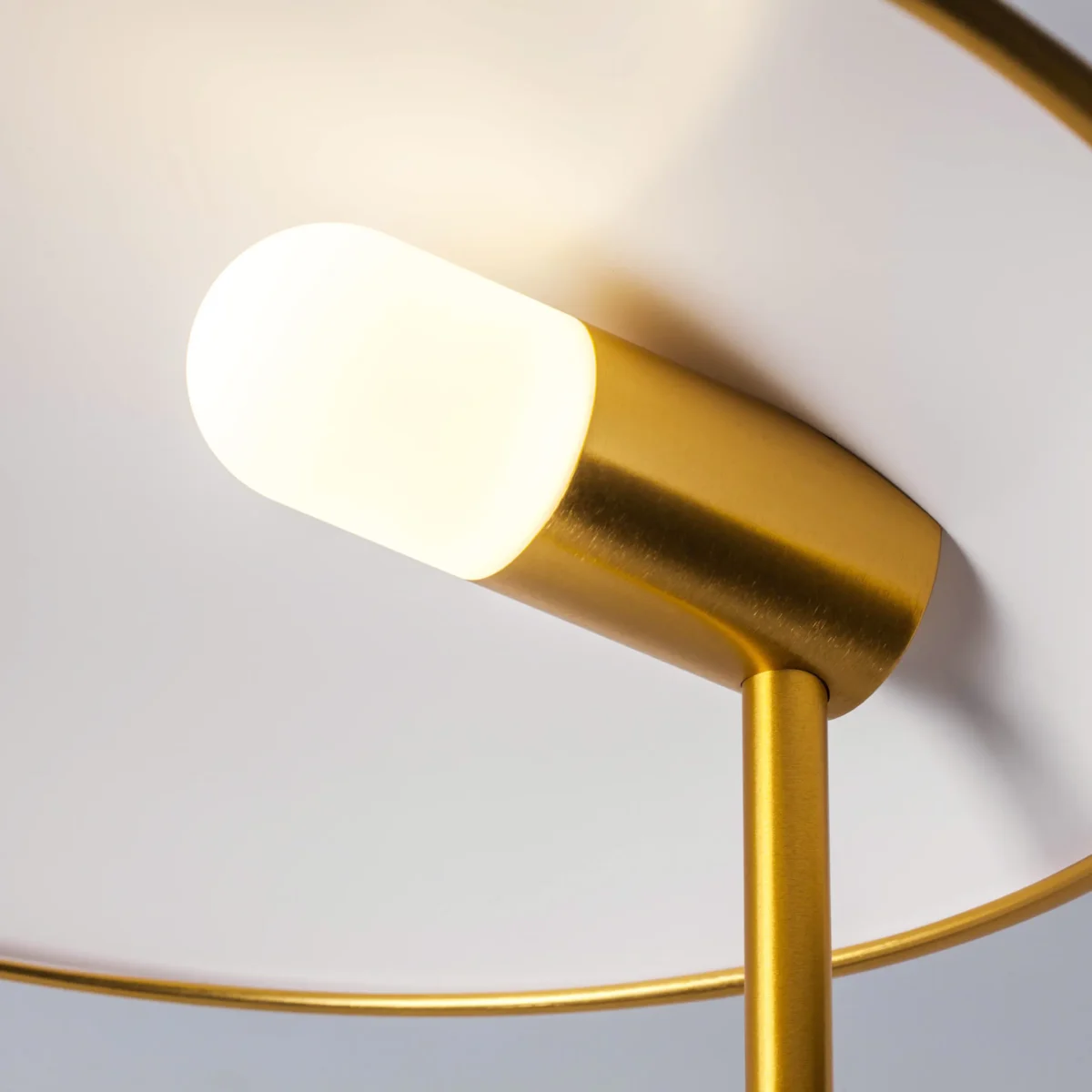 801713  2КОР! Торшер MARMARA LED 5W 400LM ЗОЛОТО/МРАМОР 3000K — изображение 6