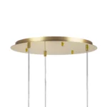 L3PR721132 Подвес тройной круглый EXTRA 3x3x5W(led) G9  (721132 - 3 + 572132 -1) ЗОЛОТО — изображение 3