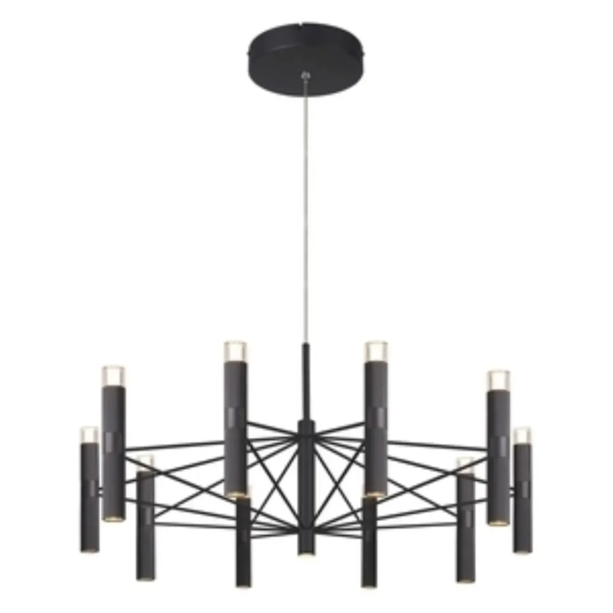 4758-10P, подвесная люстра, D800xH450/2435, 10xLEDx7W, 3900LM, 3000K, included — изображение 1