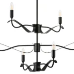 733267 Люстра RAGNO 6х40W E14 ЧЕРНЫЙ МАТОВЫЙ — изображение 7