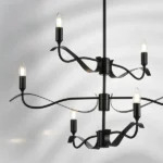 733267 Люстра RAGNO 6х40W E14 ЧЕРНЫЙ МАТОВЫЙ — изображение 2