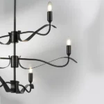 733267 Люстра RAGNO 6х40W E14 ЧЕРНЫЙ МАТОВЫЙ — изображение 3