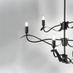 733267 Люстра RAGNO 6х40W E14 ЧЕРНЫЙ МАТОВЫЙ — изображение 4