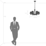 707061 Люстра PERLA 6х40W E14 — изображение 7