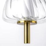 800013 Люстра BOTTO LED 6W 760LM ЛАТУНЬ/ПРОЗРАЧНЫЙ/БЕЛЫЙ 3000K — изображение 6