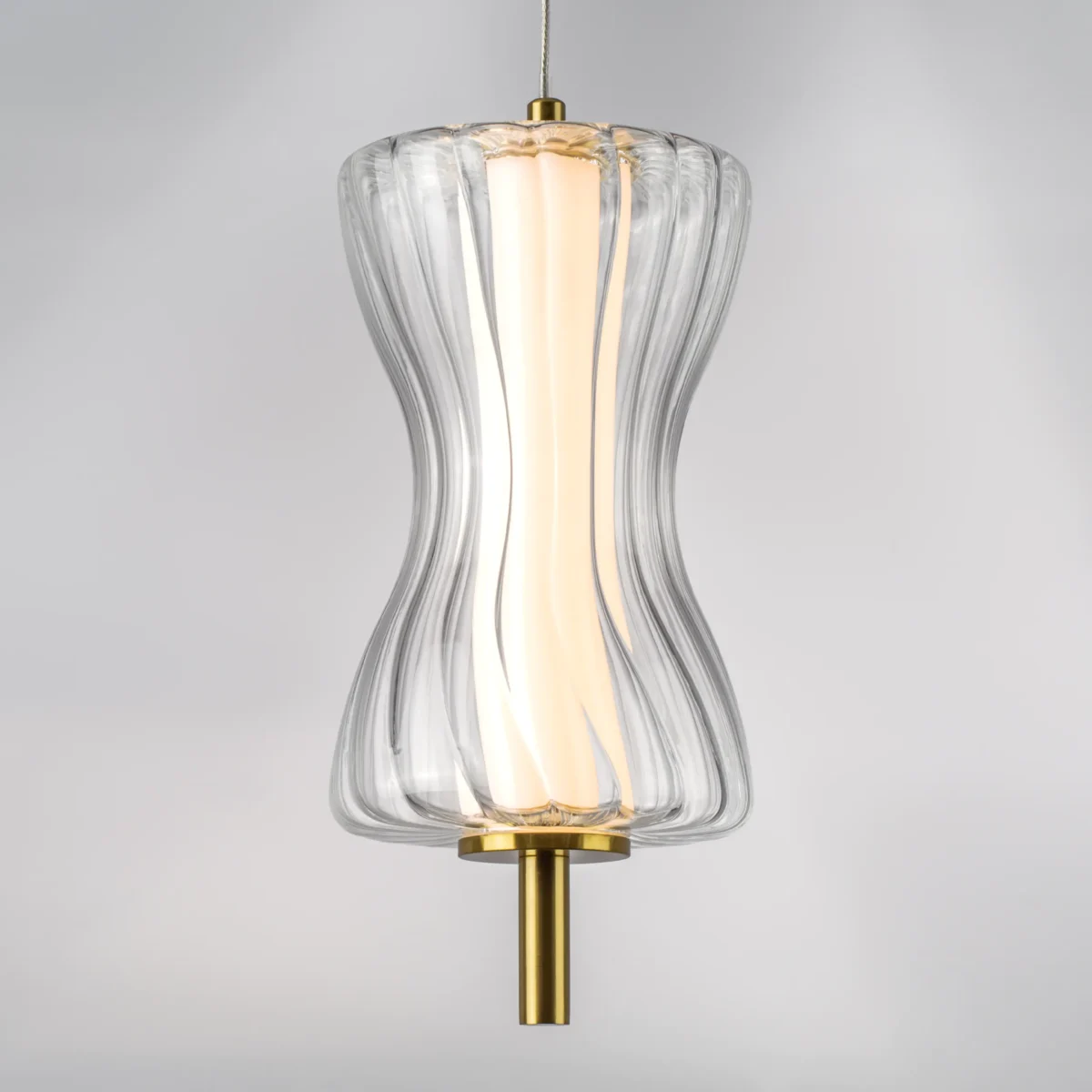 800013 Люстра BOTTO LED 6W 760LM ЛАТУНЬ/ПРОЗРАЧНЫЙ/БЕЛЫЙ 3000K — изображение 8