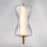 800013 Люстра BOTTO LED 6W 760LM ЛАТУНЬ/ПРОЗРАЧНЫЙ/БЕЛЫЙ 3000K — изображение 8