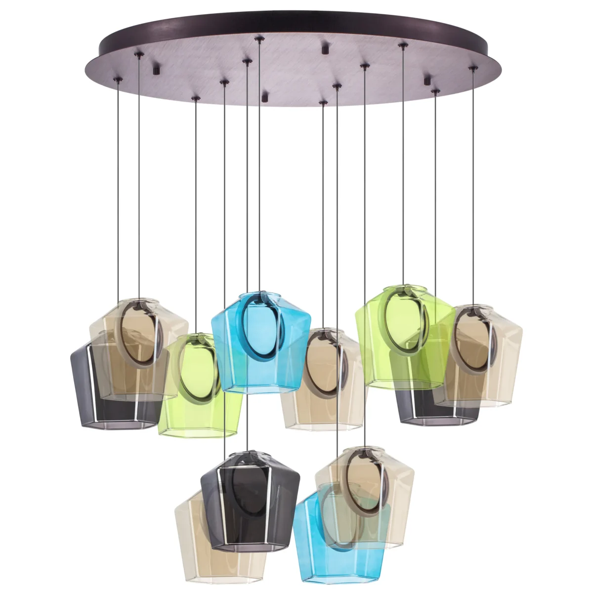 6bacf7471ccc11ef80c0c81f66f678af_97f50c859c3711ef80c0c81f66f678af 796329 Люстра CARAMELLO LED 12х6W 1400LM КОФЕЙНЫЙ/МУЛЬТИКОЛОР 3000K — изображение 1