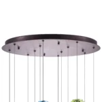 796329 Люстра CARAMELLO LED 12х6W 1400LM КОФЕЙНЫЙ/МУЛЬТИКОЛОР 3000K — изображение 3